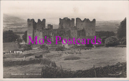 Yorkshire Postcard - Wensleydale, Bolton Castle  HM18