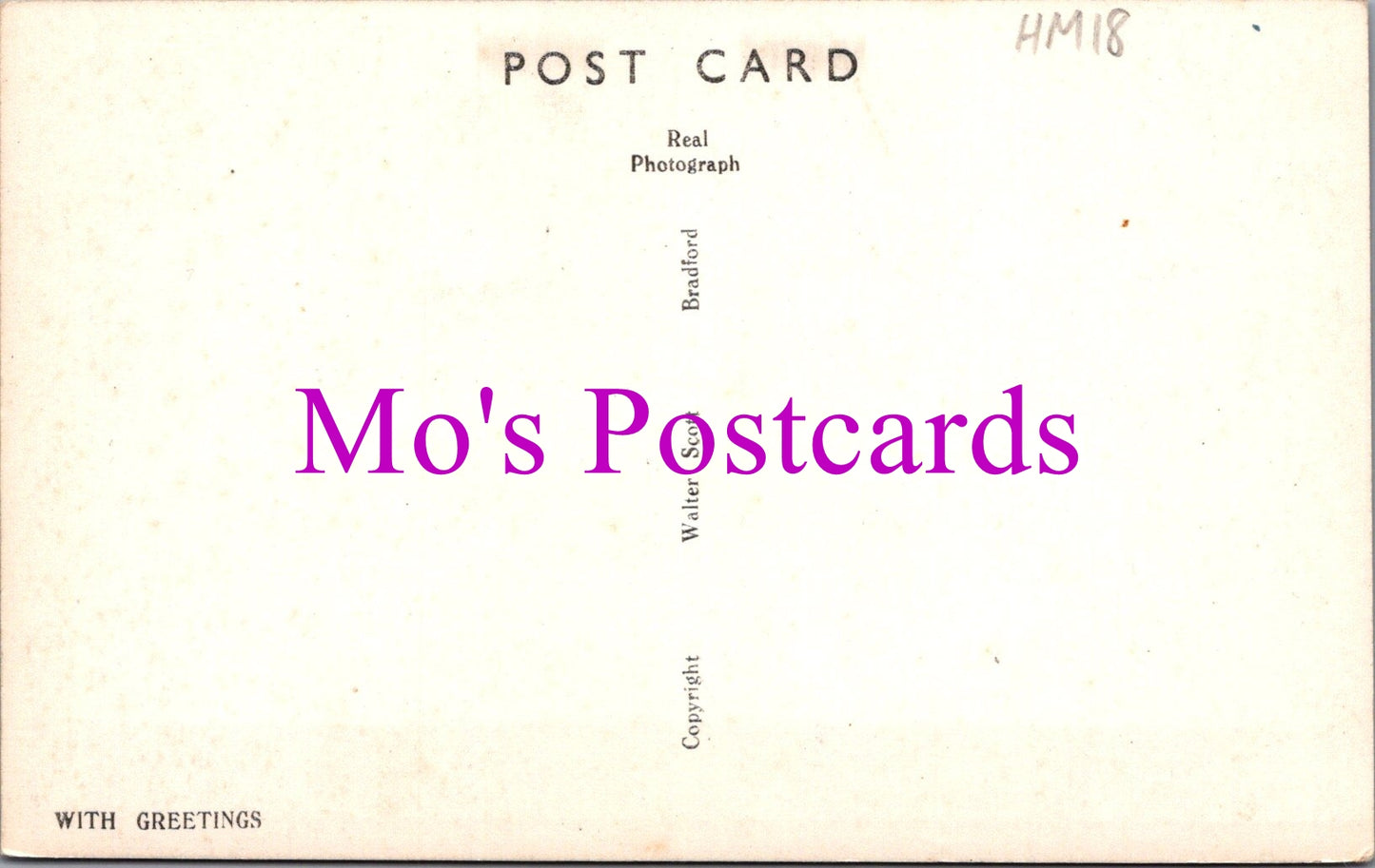 Yorkshire Postcard - Wensleydale, Bolton Castle  HM18