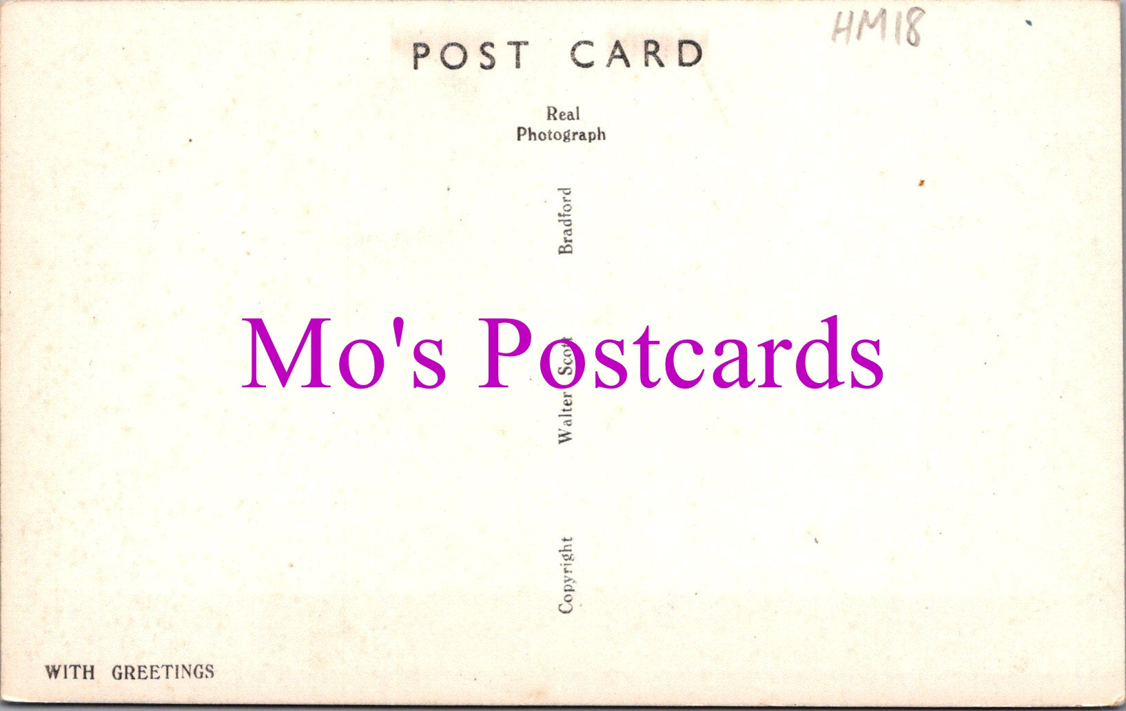 Yorkshire Postcard - Wensleydale, Bolton Castle  HM18