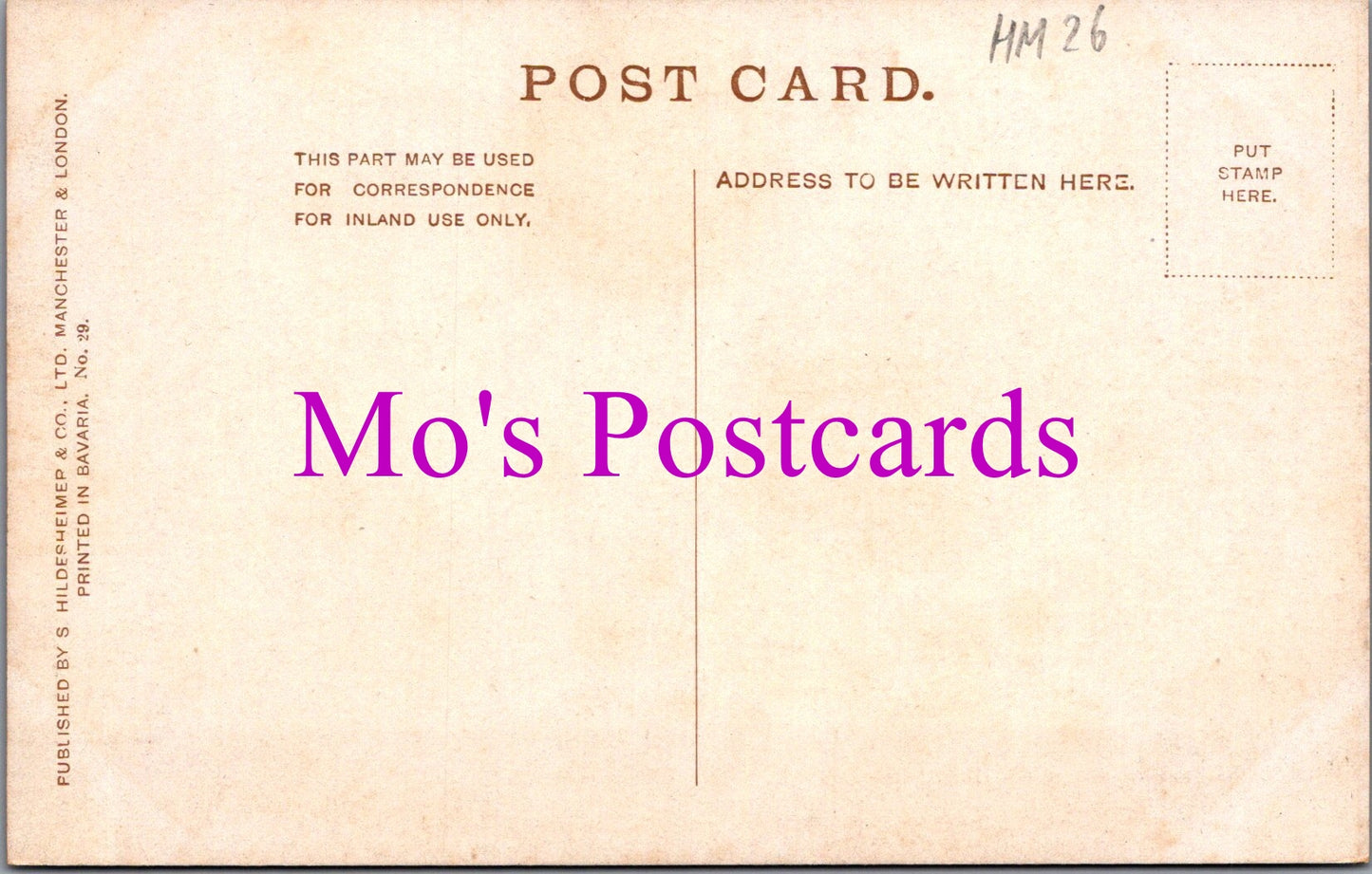 Cumbria Postcard - Prince of Wales Hotel, Grasmere   HM26