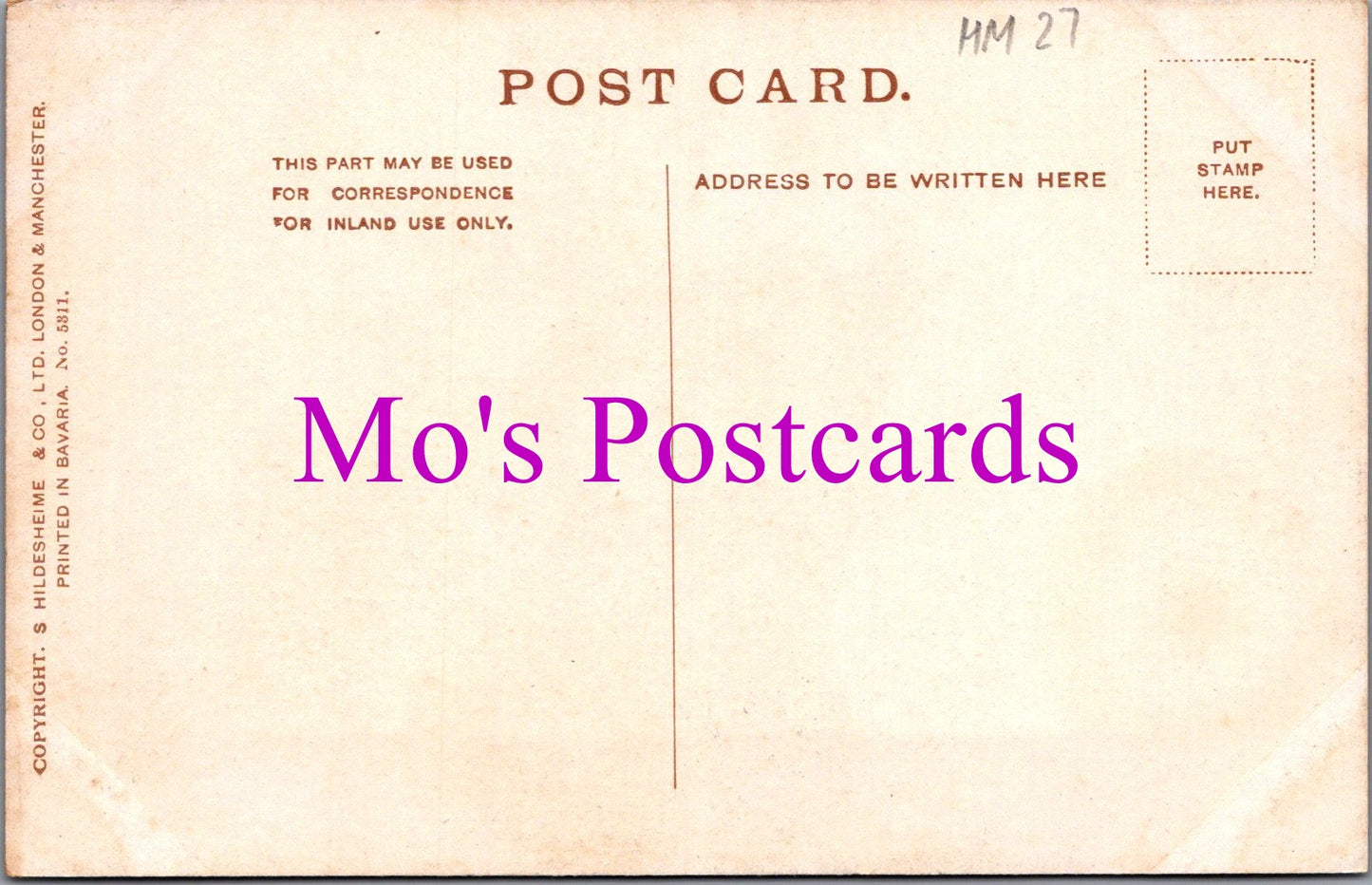 Scotland Postcard - Ben Lomond, Scottish Highlands  HM27