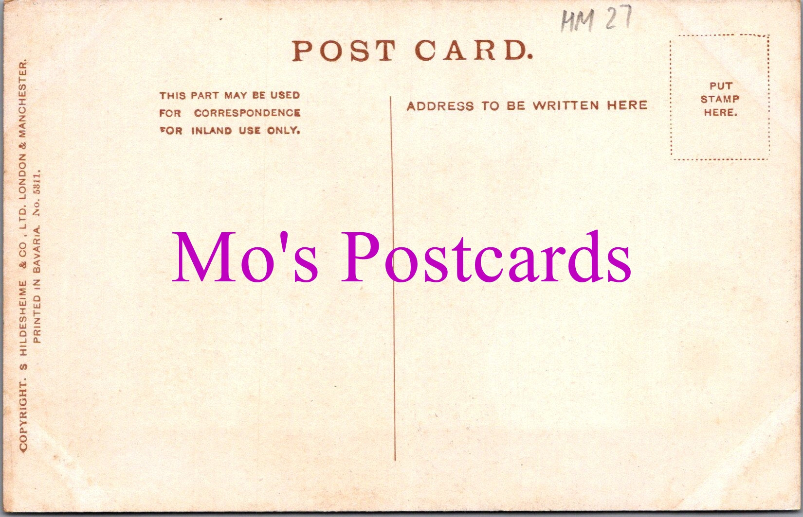 Scotland Postcard - Ben Lomond, Scottish Highlands  HM27