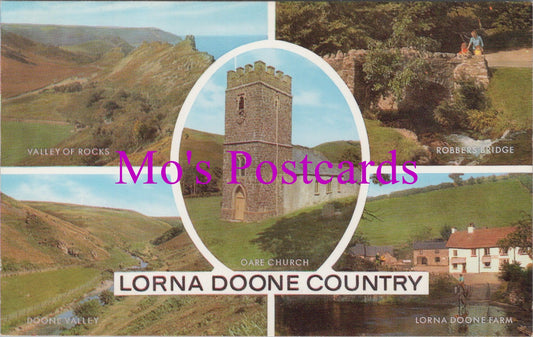 Devon & Somerset Postcard - Lorna Doone Country   HM35