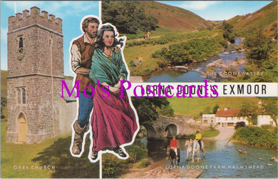 Devon & Somerset Postcard - Lorna Doone's Exmoor   HM36