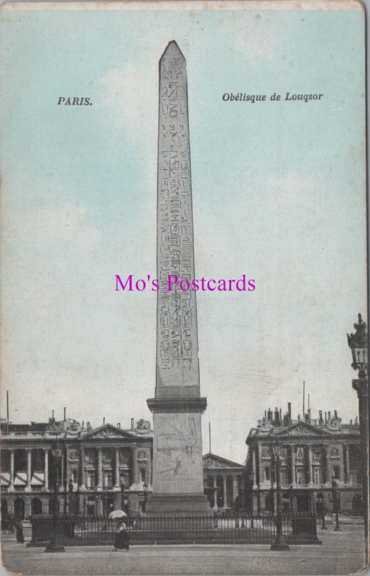 France Postcard - Paris, Obelisque De Louqsor  SW14487