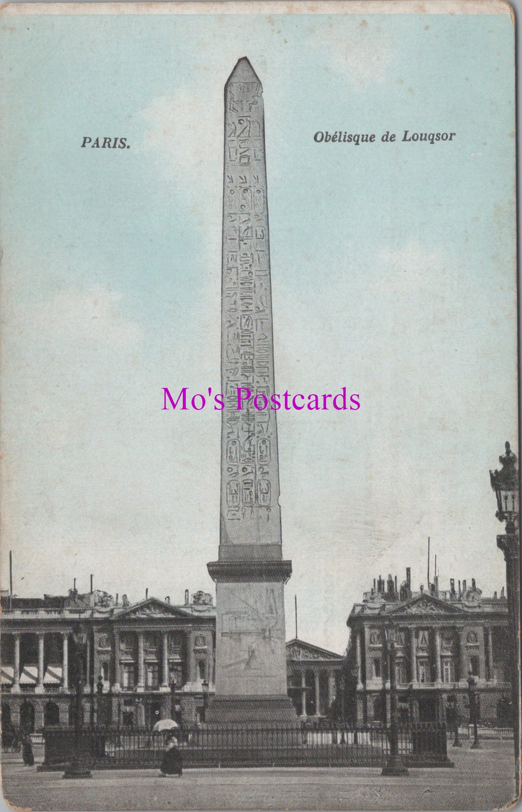France Postcard - Paris, Obelisque De Louqsor  SW14487