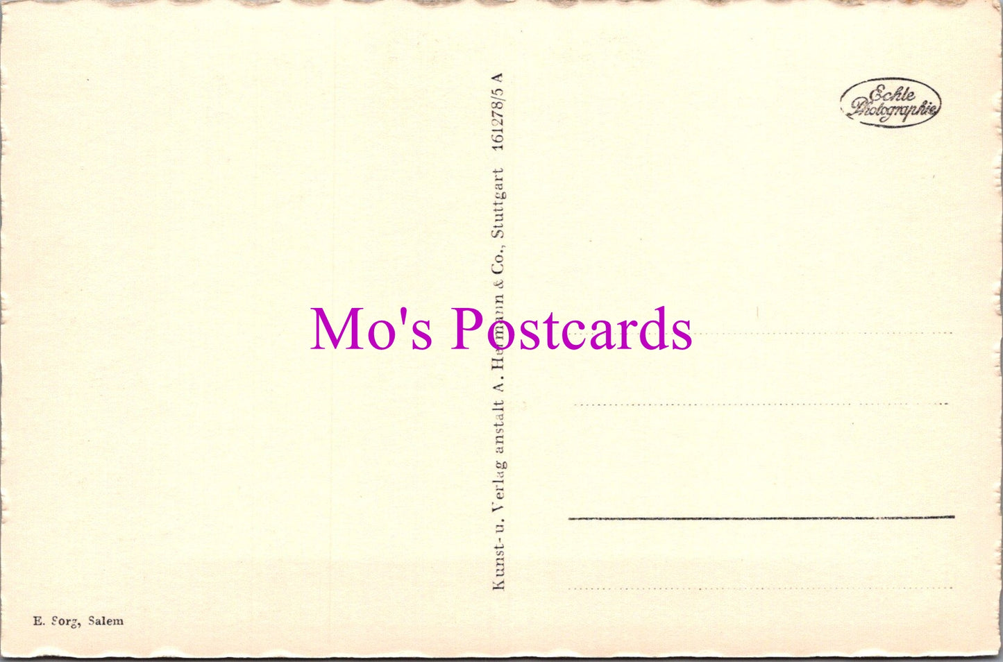 Germany Postcard - Salem,  Baden, Lower Gate House  SW14836