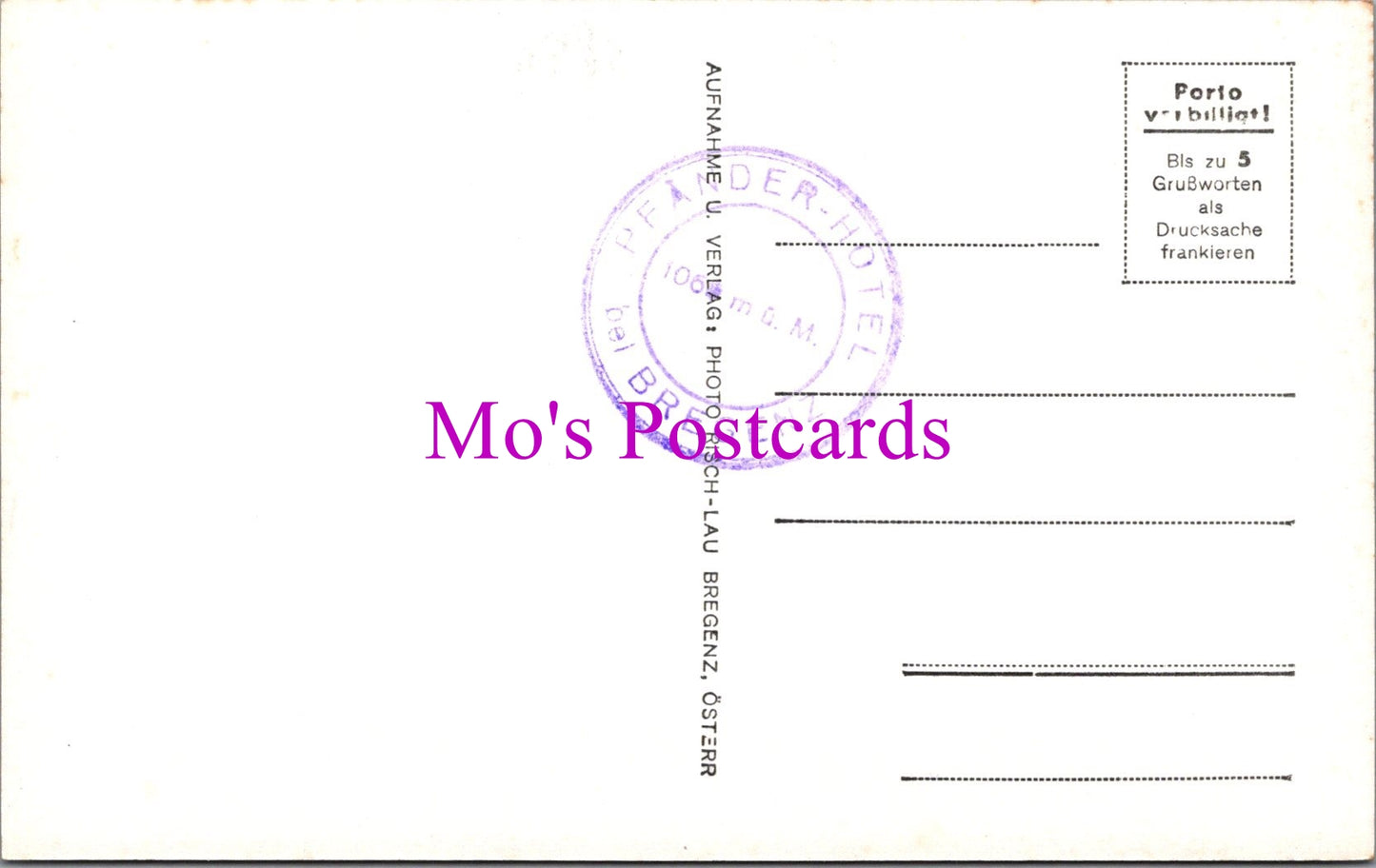 Austria Postcard - Bregenz am Bodensee   SW14841