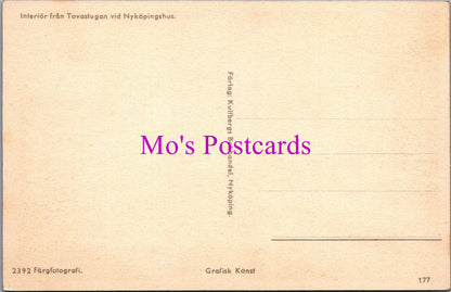 Sweden Postcard - Interior Fran Tovastugan Vid Nykopingshus  DZ261