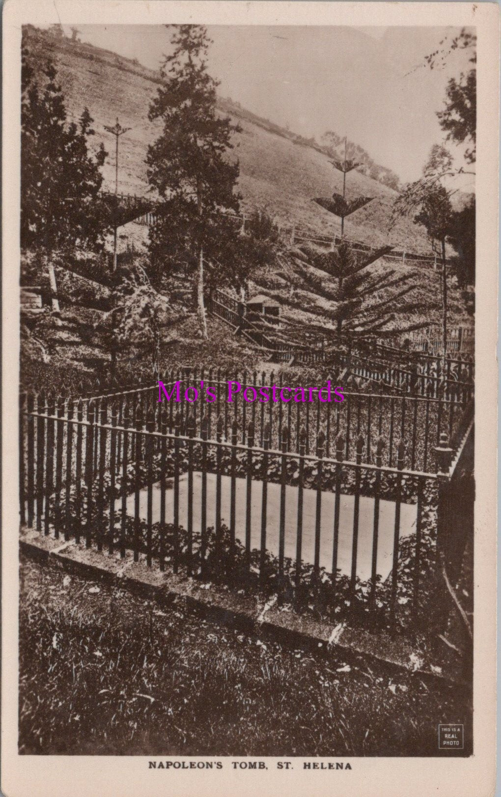 St Helena Island Postcard - Napoleon's Tomb  DZ262