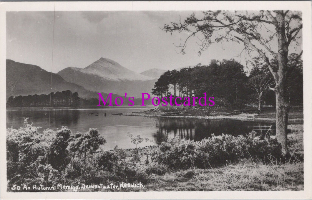 Cumbria Postcard - An Autumn Morning, Derwentwater, Keswick  DZ290