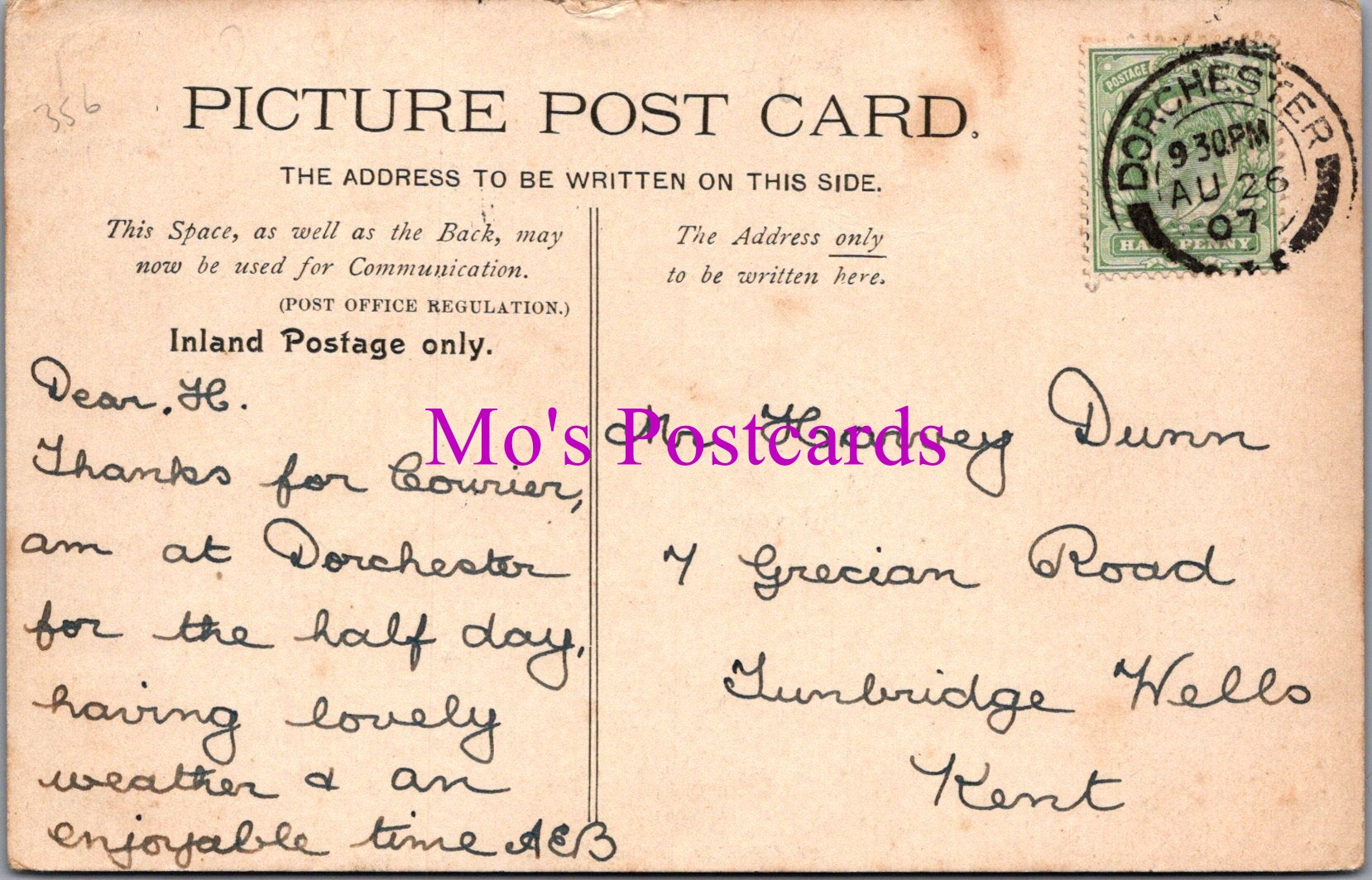 Dorset Postcard - Dorchester, South Walk  SW14423