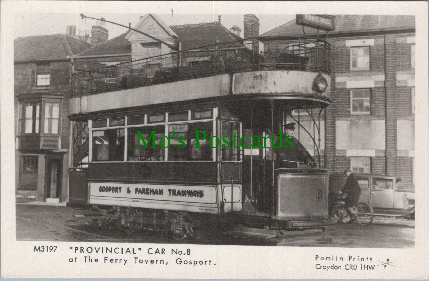 Hampshire Postcard - Gosport, "Provincial" Car No 8  - SW13735