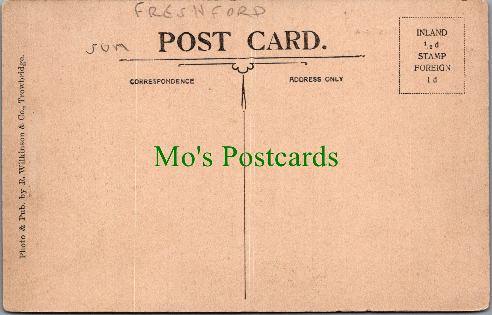 Somerset Postcard - View of Freshford    SW13795