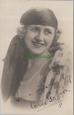 Actress Photo - British Actress Cora Goffin, Signed  SW13812