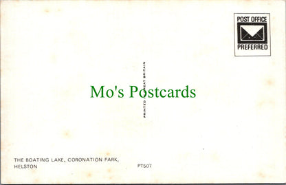 Cornwall Postcard - The Boating Lake, Coronation Park, Helston  SW13880