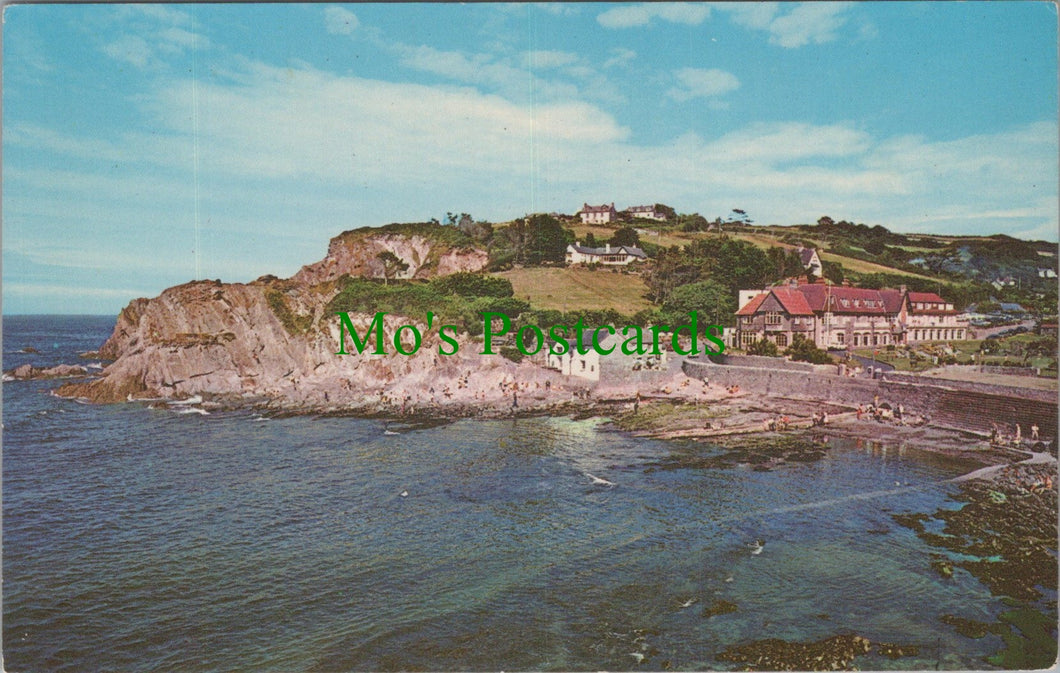 Devon Postcard - Lee Bay at High Tide   SW13884