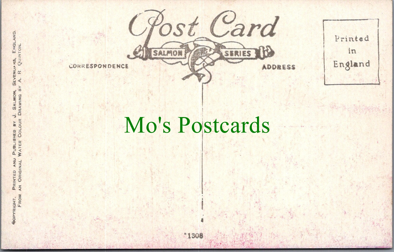 Worcestershire Postcard - Malvern, Ivy Scar Rock  SW13898