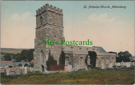 Dorset Postcard - St Nicholas Church, Abbotsbury  SW13929