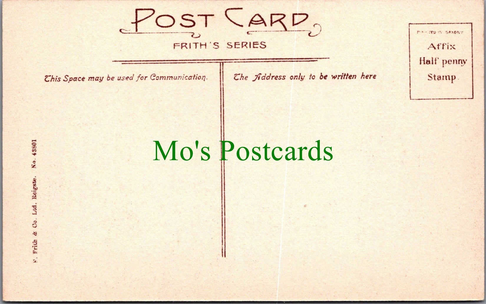 Cornwall Postcard - Mullion Cove, Lizard Peninsula  SW13934