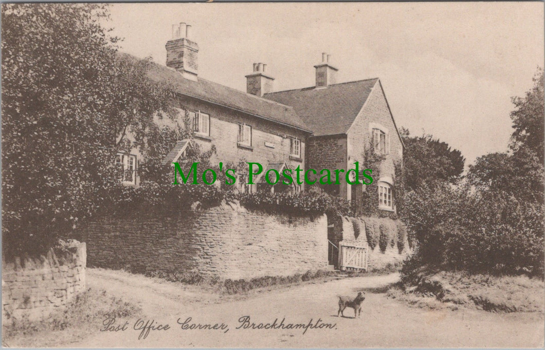 Herefordshire Postcard - Post Office Corner, Brockhampton   SW13943