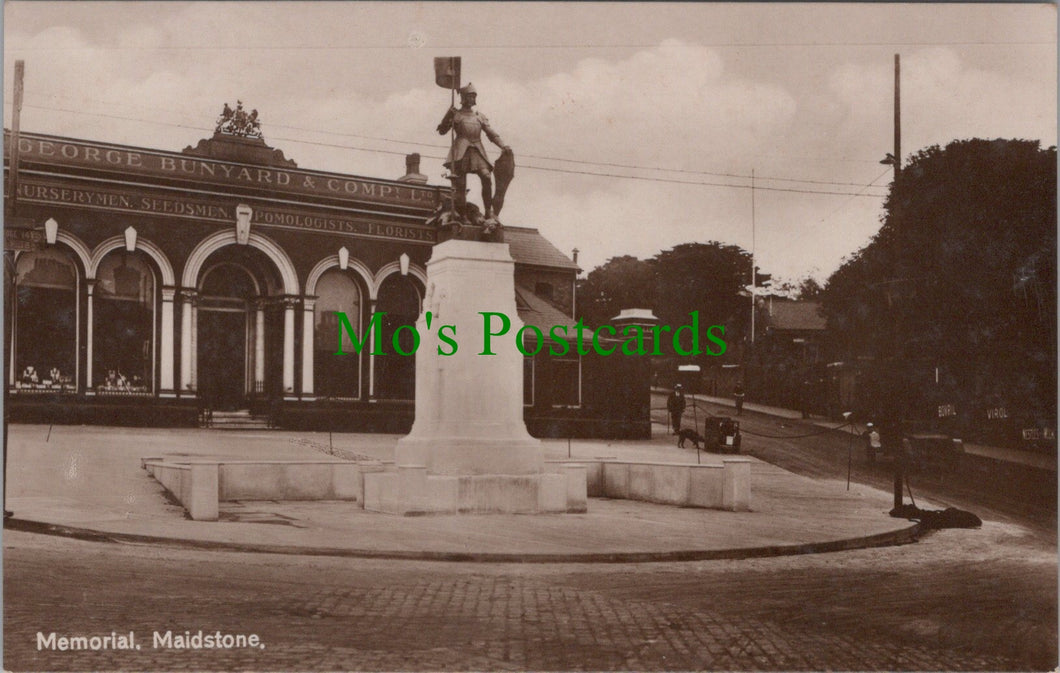Kent Postcard - Maidstone Memorial   SW13955