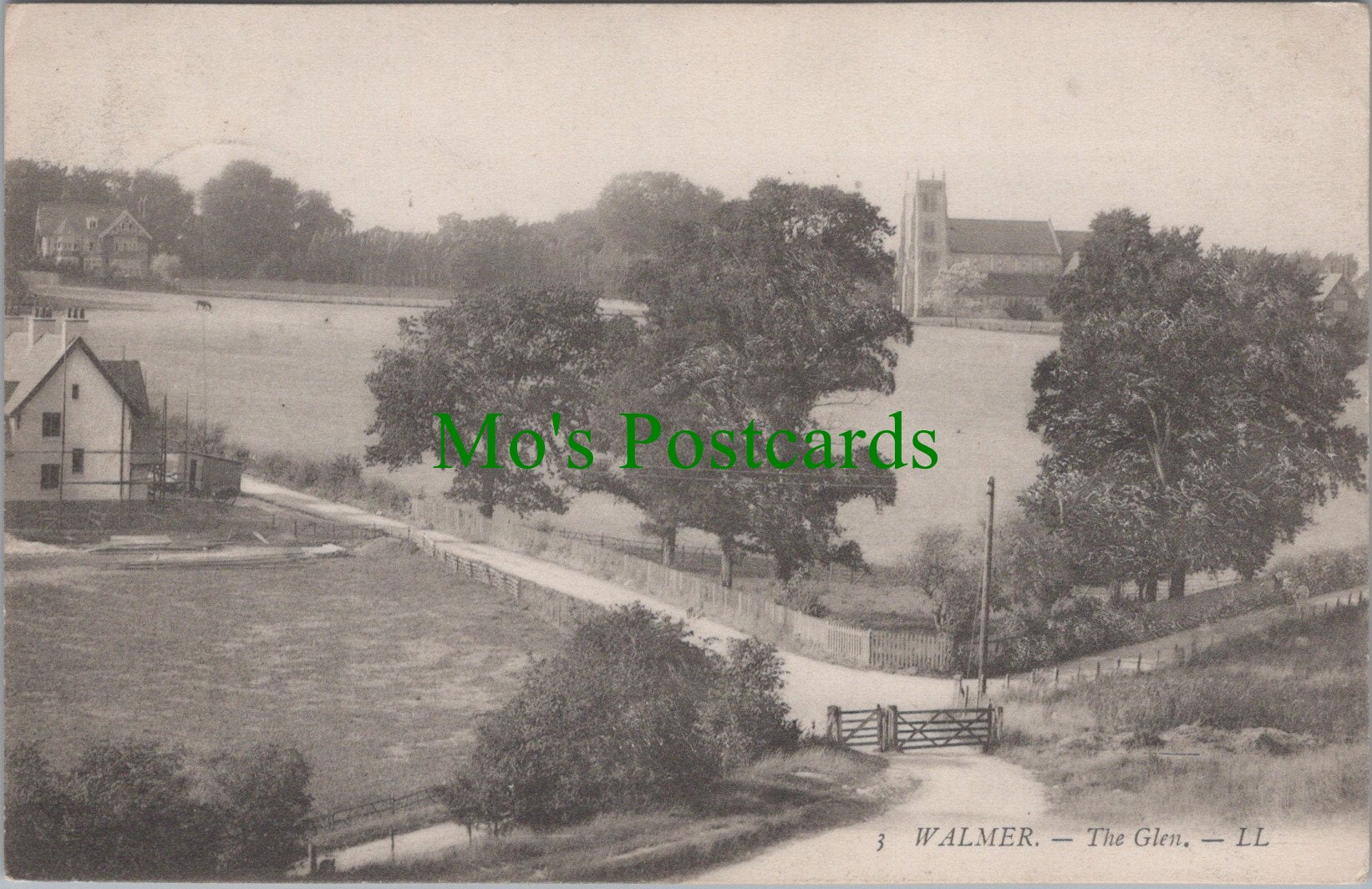 Kent Postcard - Walmer, The Glen   SW13971