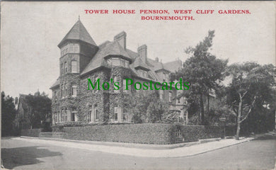 Dorset Postcard - Bournemouth, Tower House Pension   SW13974