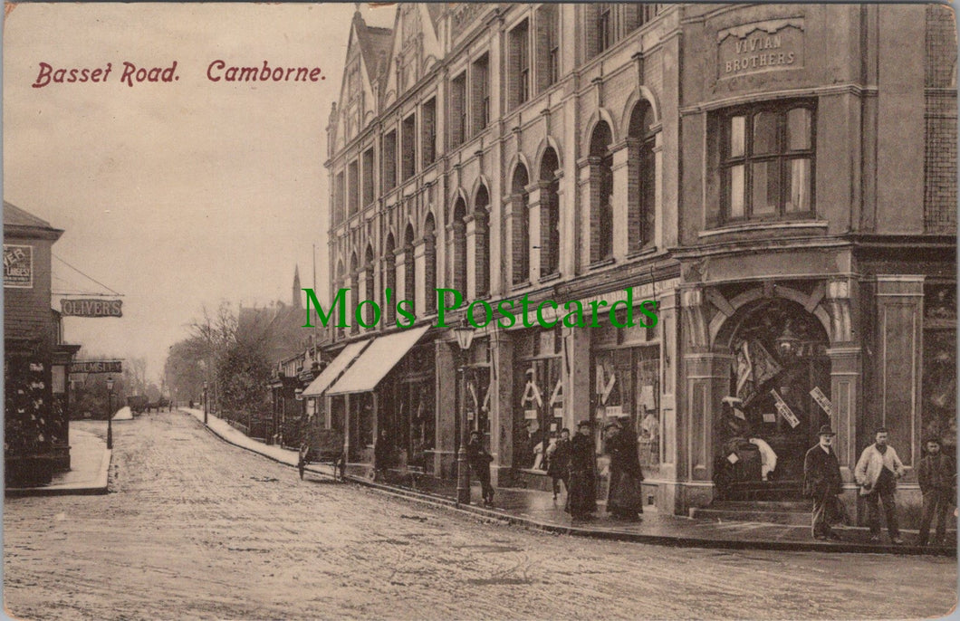 Cornwall Postcard - Basset Road, Camborne   SW14012