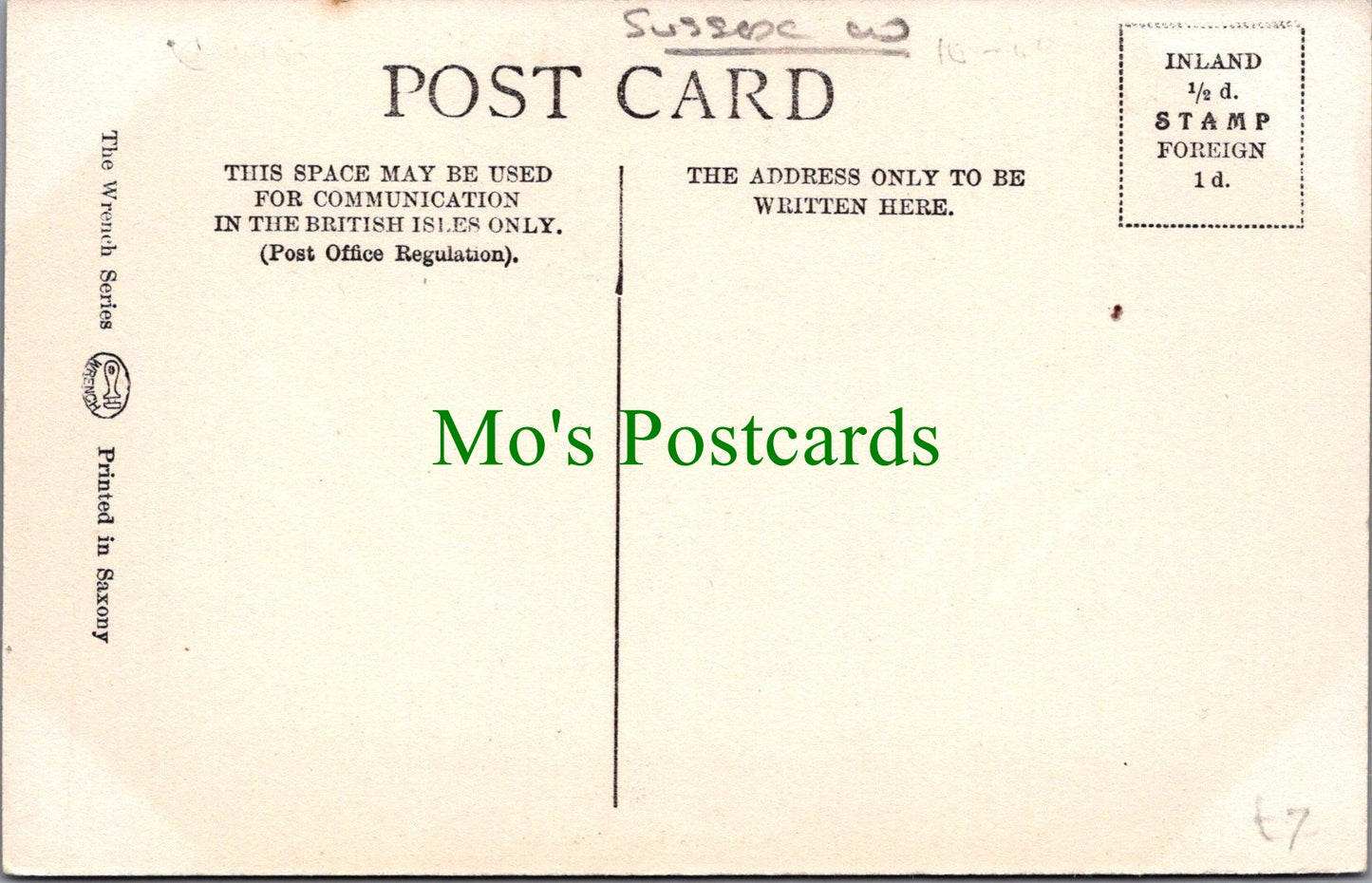 Sussex Postcard - Park Crescent, Worthing   SW14025