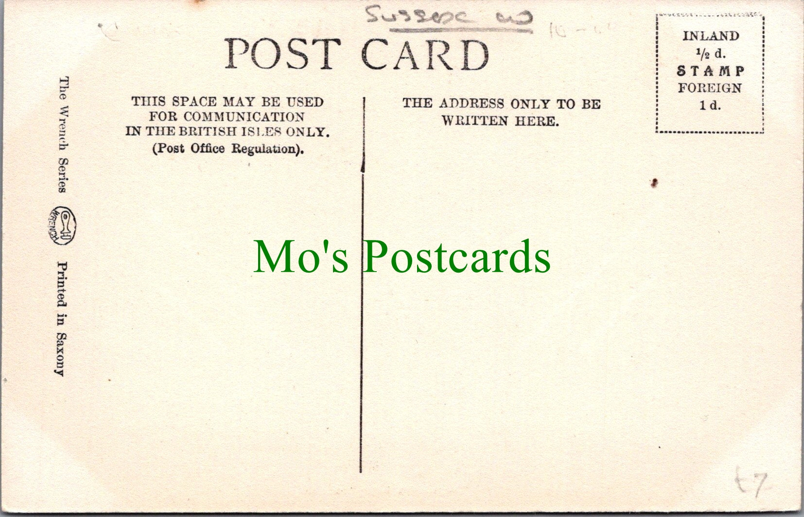 Sussex Postcard - Park Crescent, Worthing   SW14025