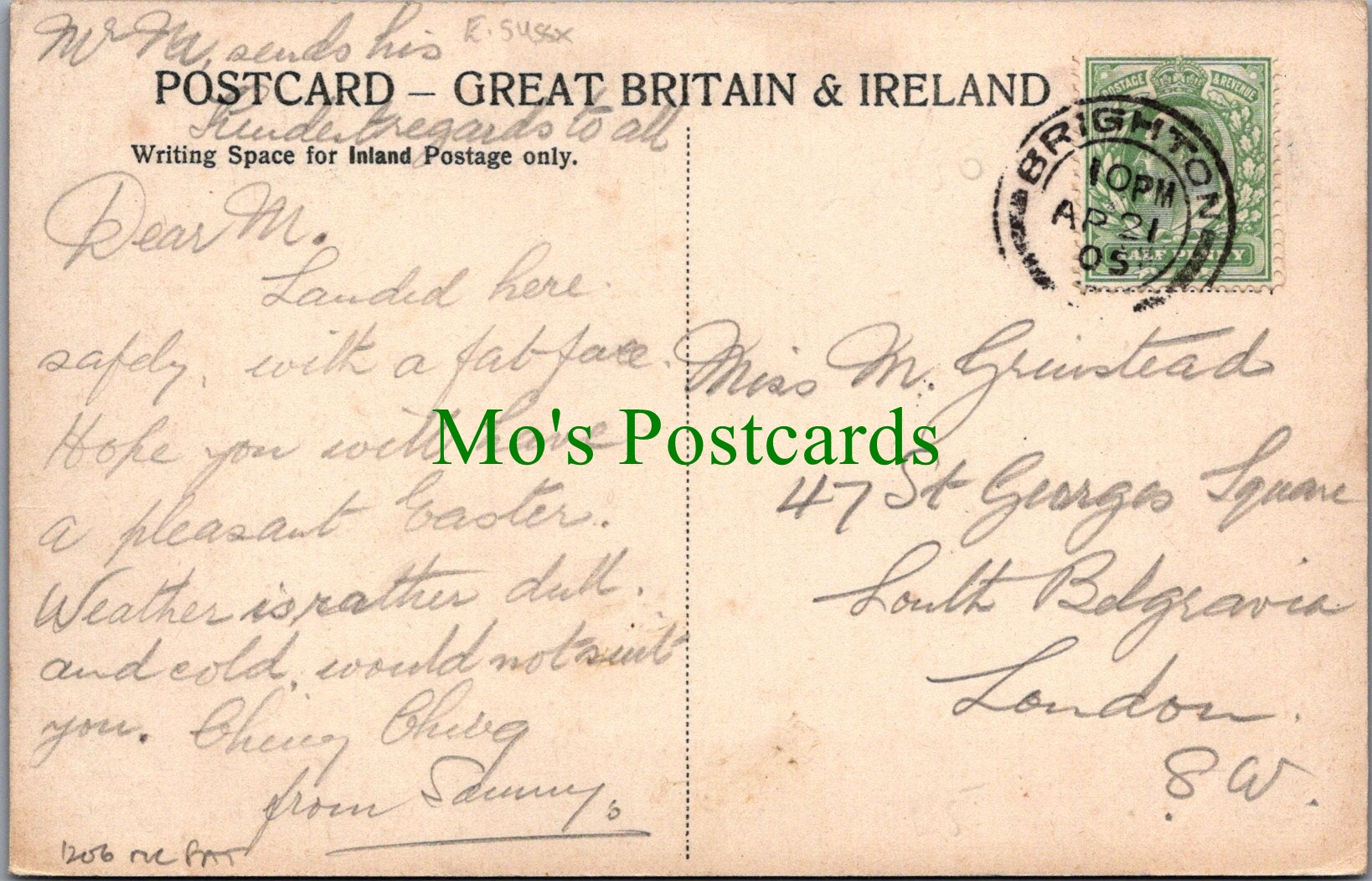 Sussex Postcard - Church Road, Hove    SW14031