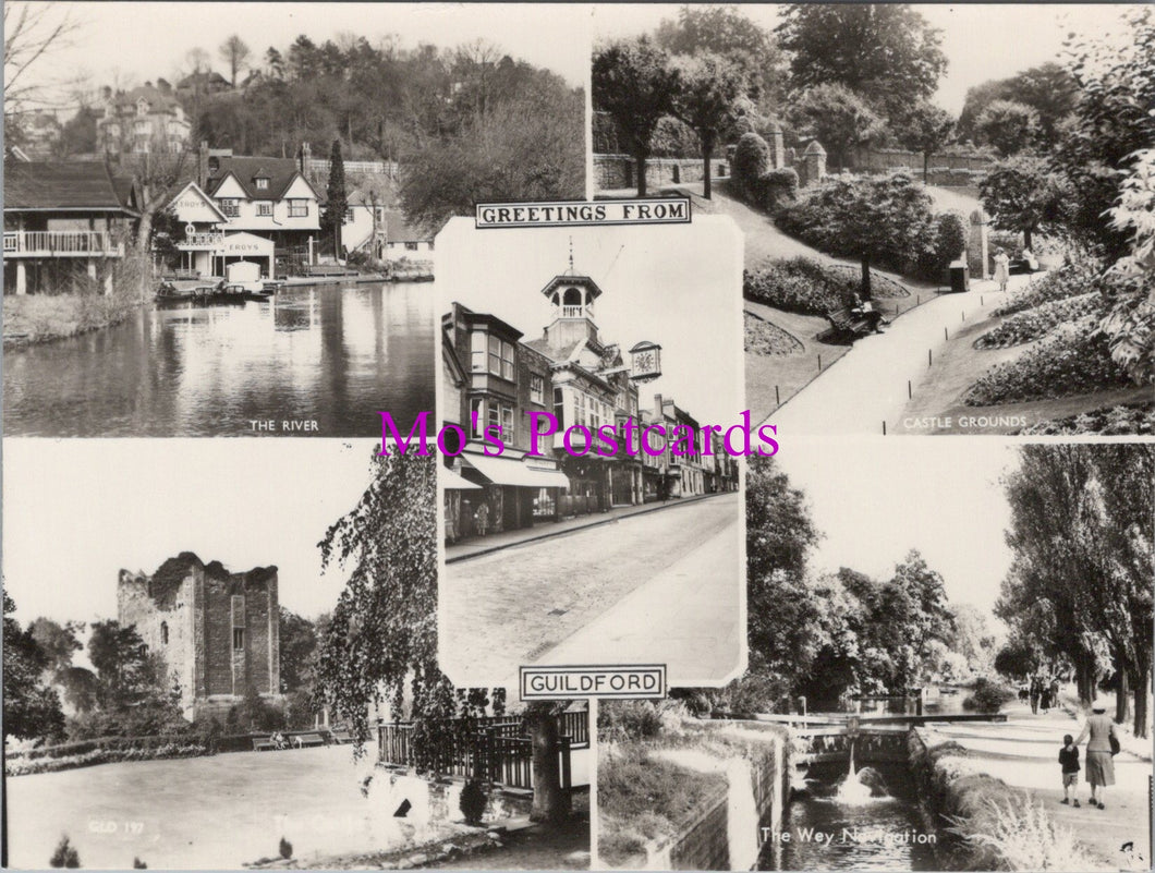 Surrey Postcard - Greetings From Guildford  SW15501