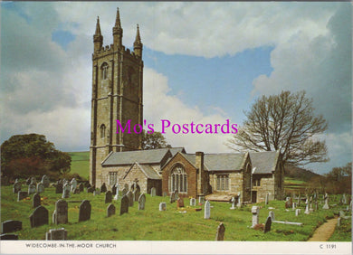 Devon Postcard - Widecombe-In-The-Moor Church  SW15527