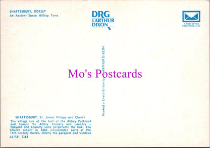 Dorset Postcard - Shaftesbury, St James Village and Church  SW15530