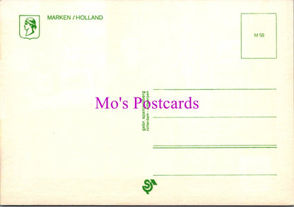 Netherlands Foil Postcard - Marken, Waterland, North Holland  SW15238