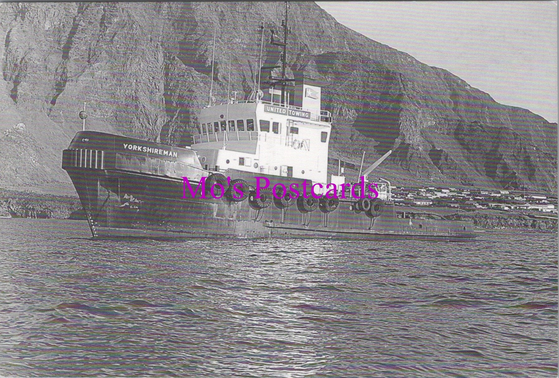 Shipping Postcard - M.T "Yorkshireman" United Towing Ltd SW15250