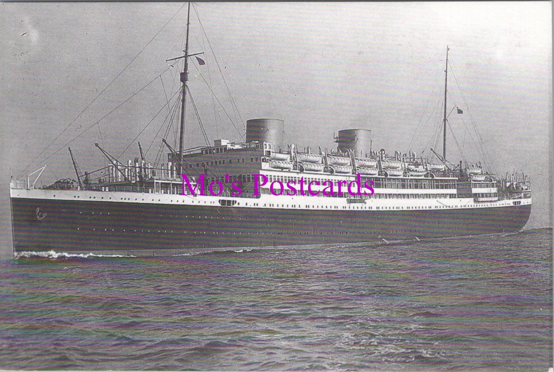 Shipping Postcard - Royal Mail Line, RMS "Asturias"  SW15252