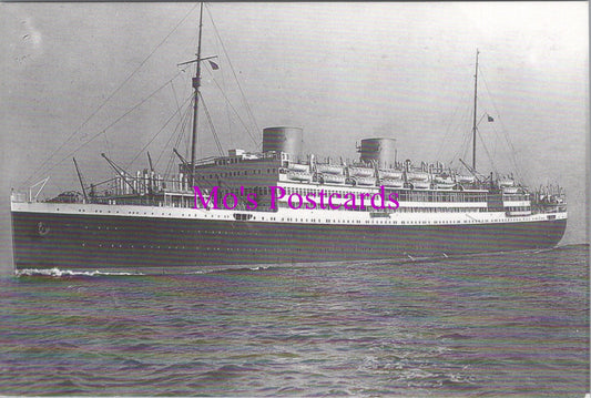 Shipping Postcard - Royal Mail Line, RMS "Asturias"  SW15252