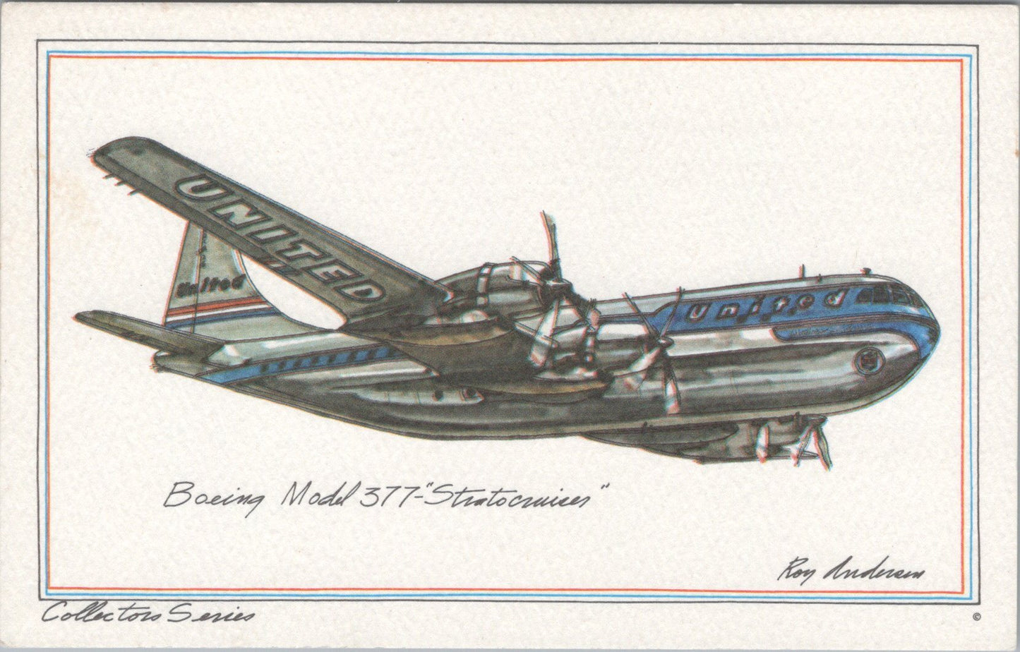 Aviation Postcard - Boeing Model 377 "Stratocruises" Aeroplane  SW16508