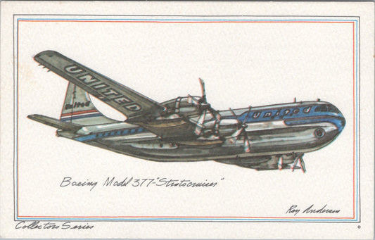 Aviation Postcard - Boeing Model 377 "Stratocruises" Aeroplane  SW16508