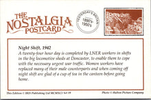 Load image into Gallery viewer, Nostalgia Postcard - LNER Workers Night Shift, 1942 - SW16520
