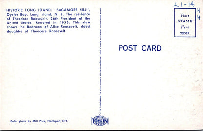 America Postcard - "Sagamore Hill", Oyster Bay, Long Island, New York  SW16537
