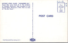 Load image into Gallery viewer, America Postcard - &quot;Sagamore Hill&quot;, Oyster Bay, Long Island, New York  SW16538
