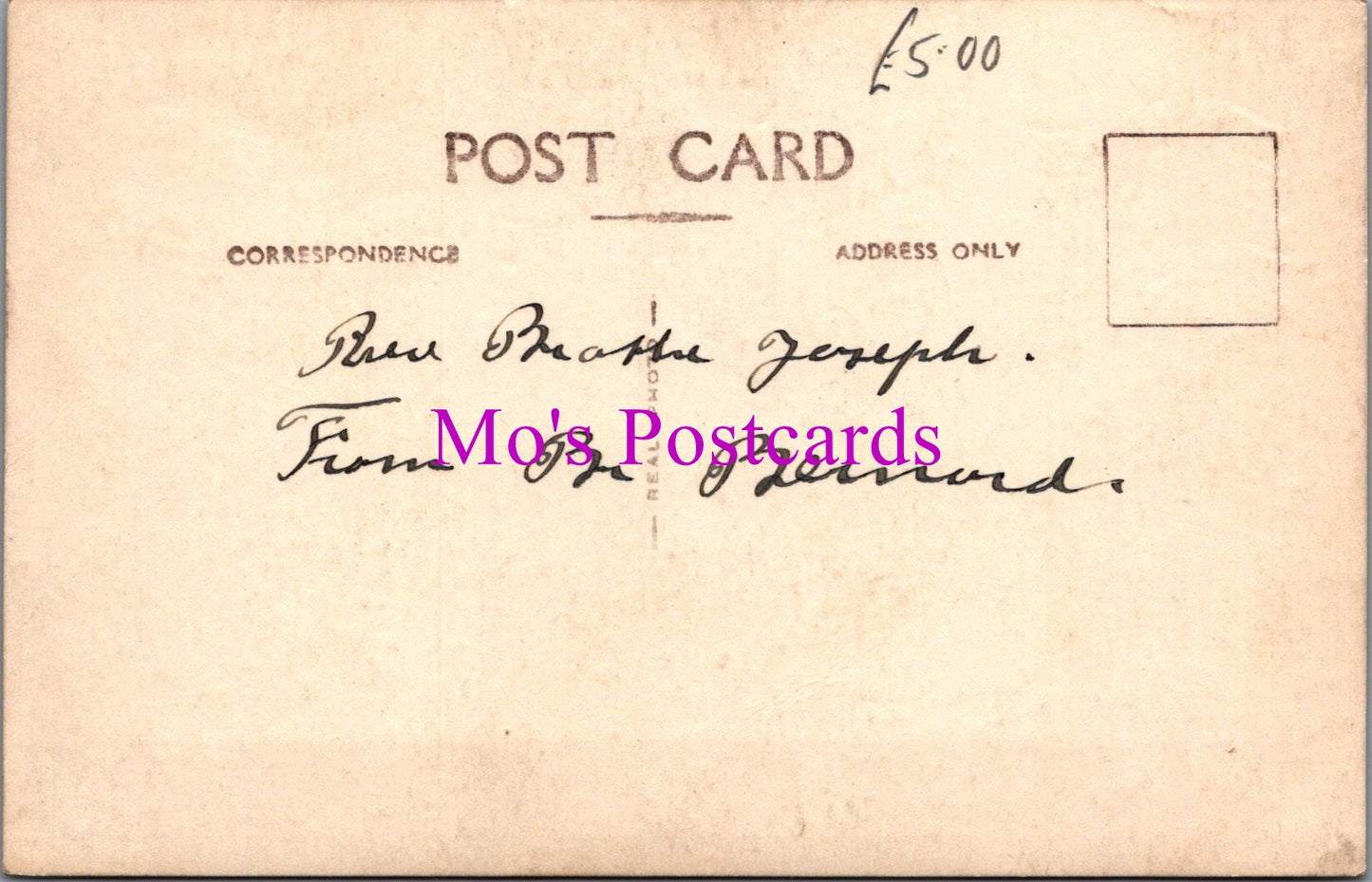 London Postcard - Mill Hill, St Josephs Foreign Missionary College  SW14681