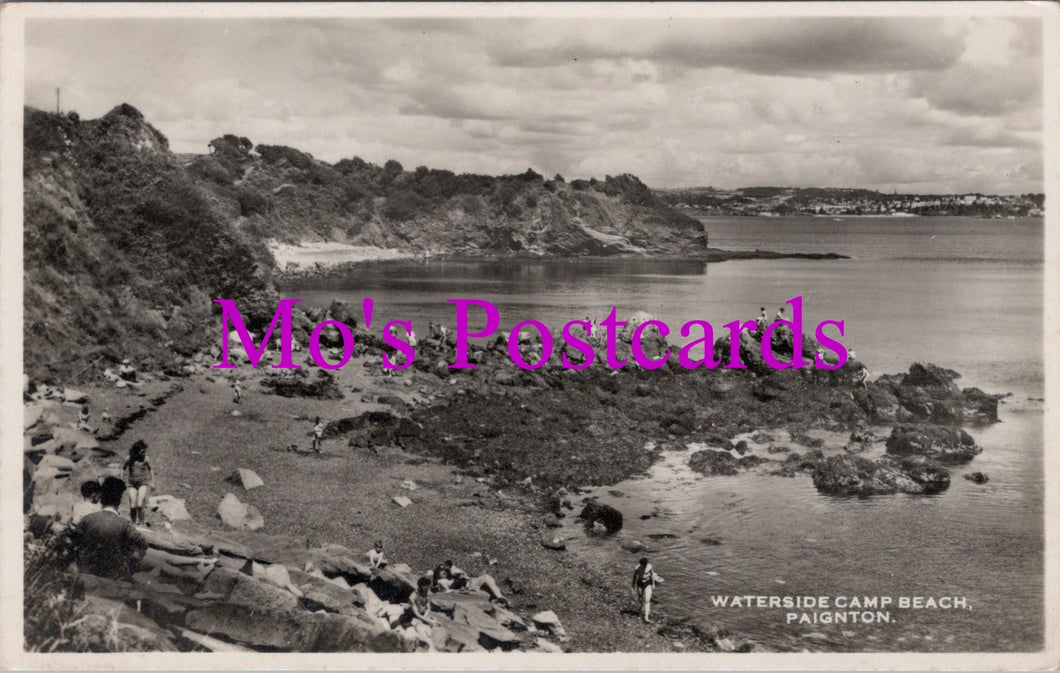 Devon Postcard - Paignton, Waterside Camp Beach  SW14507