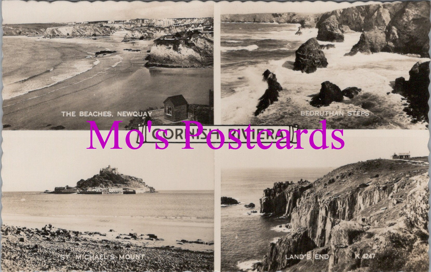 Cornwall Postcard - The Cornish Riviera  SW14515