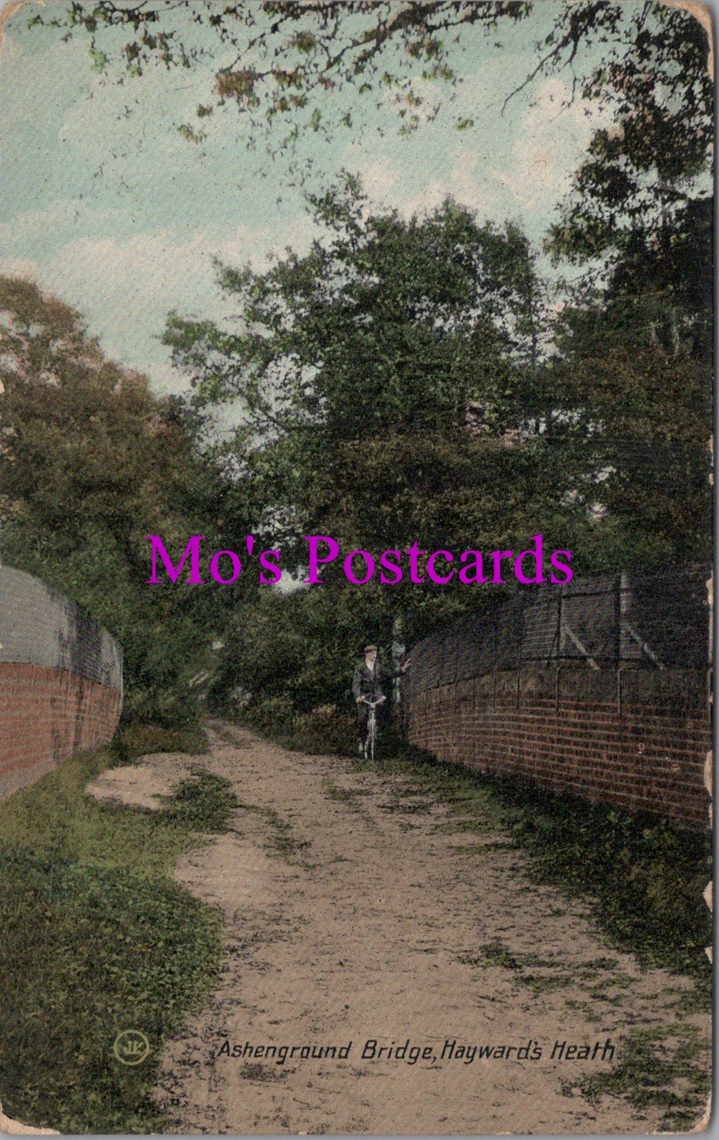 Sussex Postcard - Ashenground Bridge, Hayward's Heath   SW14536
