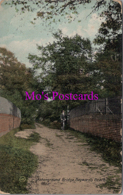 Sussex Postcard - Ashenground Bridge, Hayward's Heath   SW14536