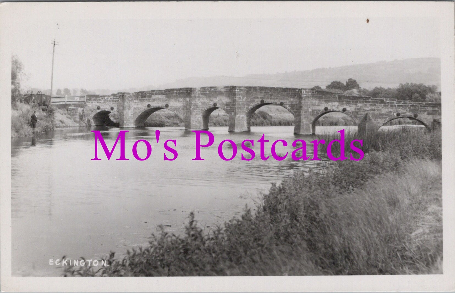 Derbyshire Postcard - Eckington Bridge  SW14543